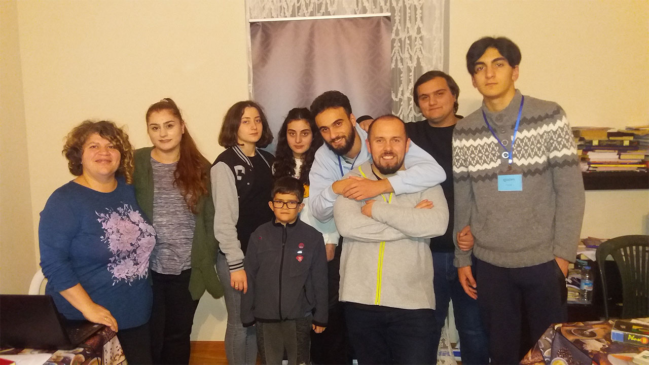 Students reaching students in a new city in Georgia