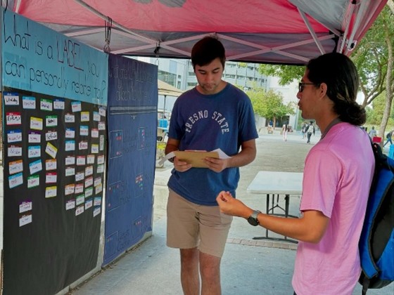 campus outreach, first-contact evangelism, gospel conversation, spreading the word, Fresno
